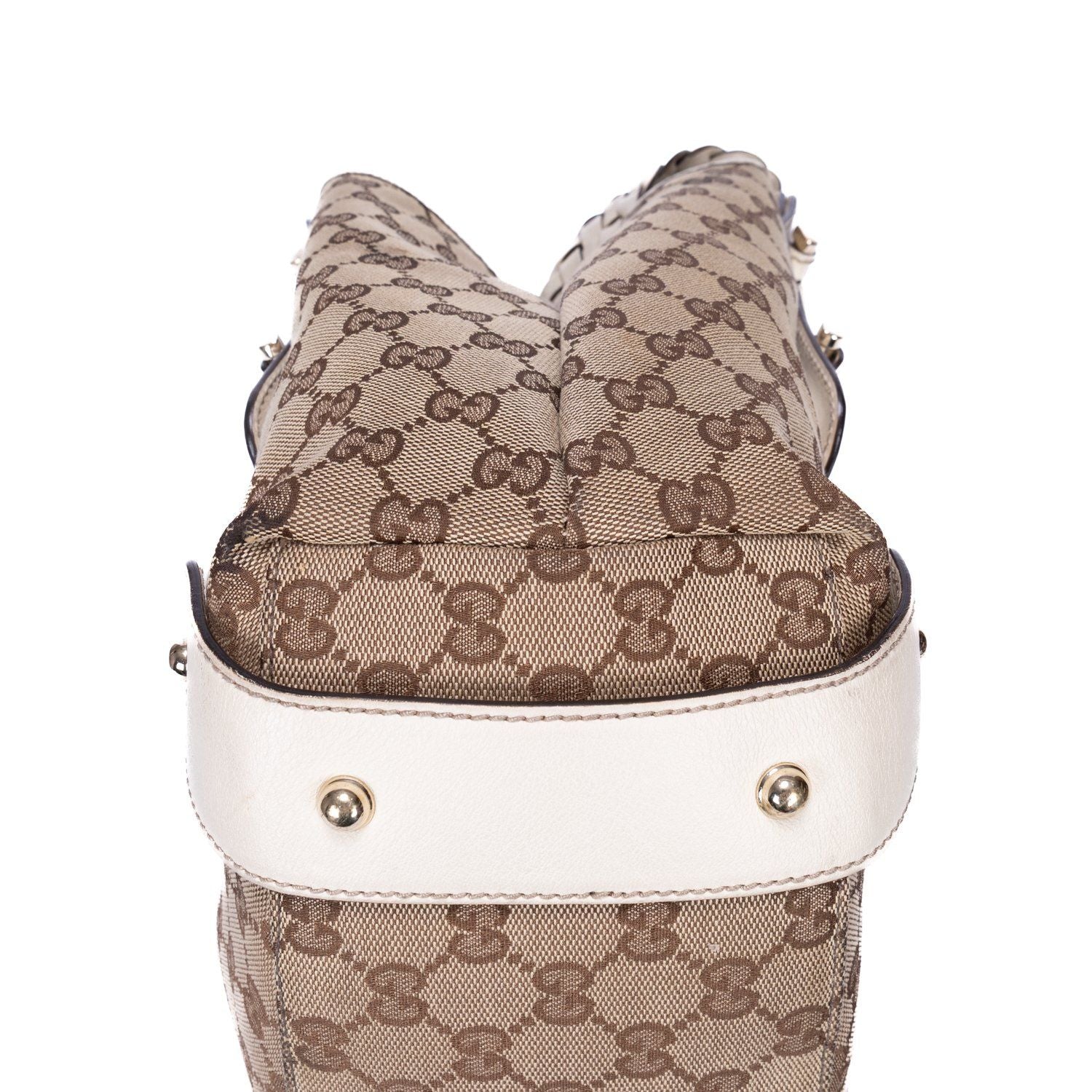 Gucci Pelham Tote White Beige GG Canvas — view 8