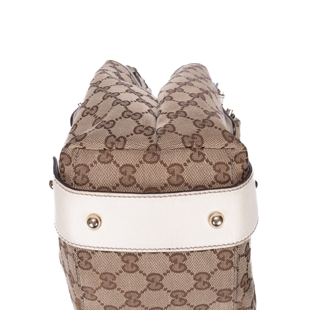 Gucci Pelham Tote White Beige GG Canvas — view 7