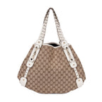 Gucci Pelham Tote White Beige GG Canvas — view 5