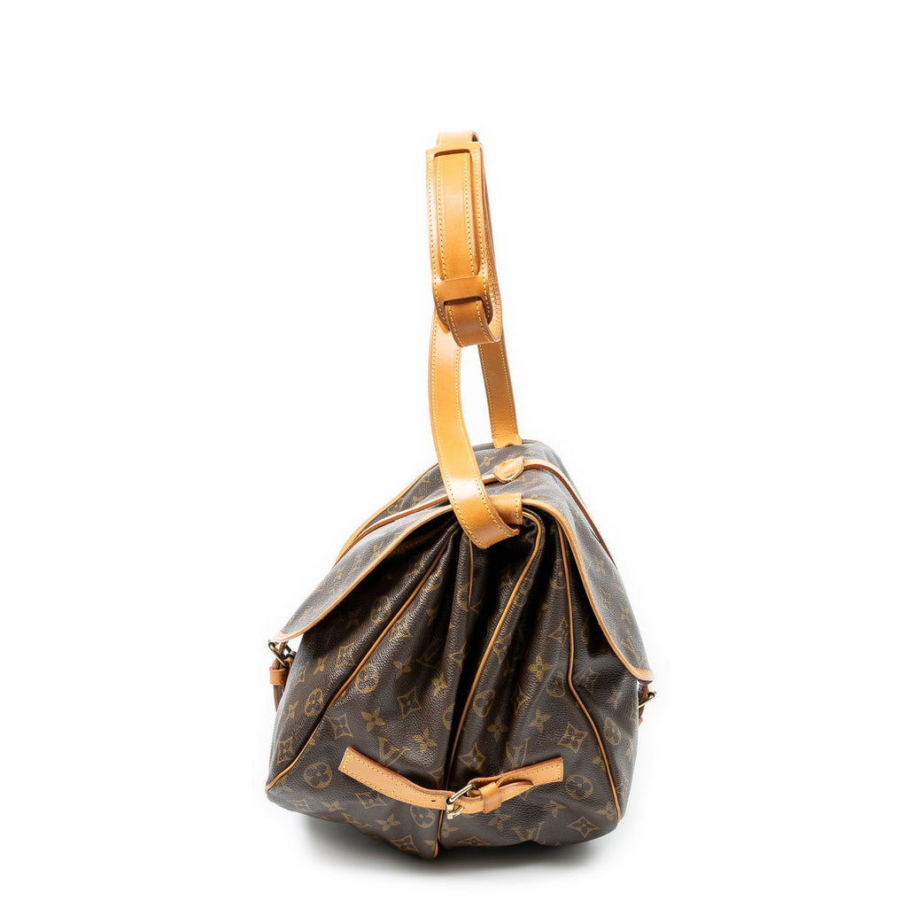 Louis Vuitton Saumur Brown Monogram Canvas — view 4