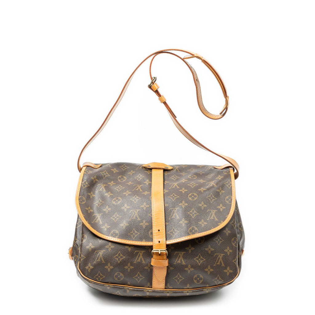 Louis Vuitton Saumur Brown Monogram Canvas — view 5