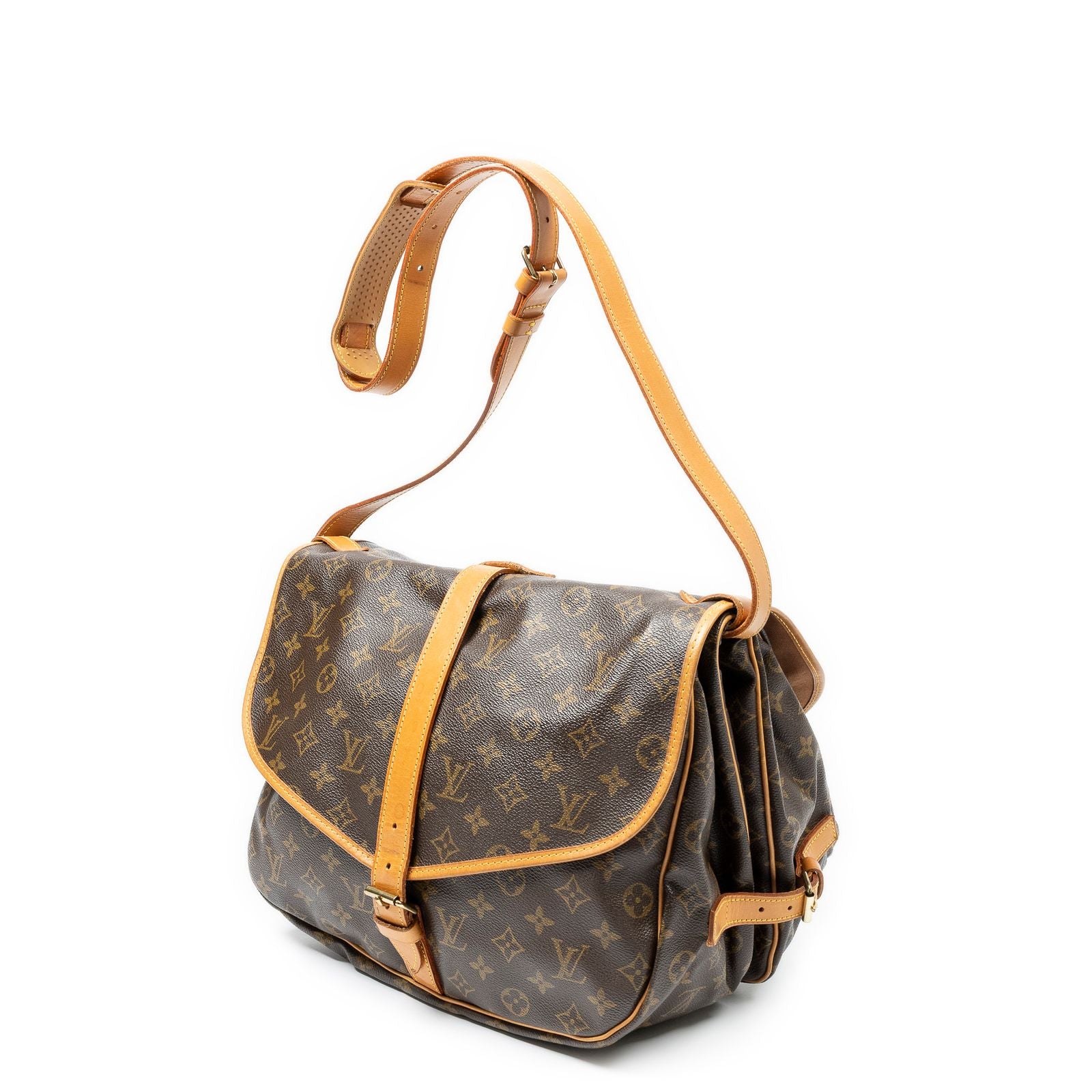 Louis Vuitton Saumur Brown Monogram Canvas — view 2