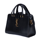 Saint Laurent Baby Cabas Black Smooth Calfskin Tote — view 2