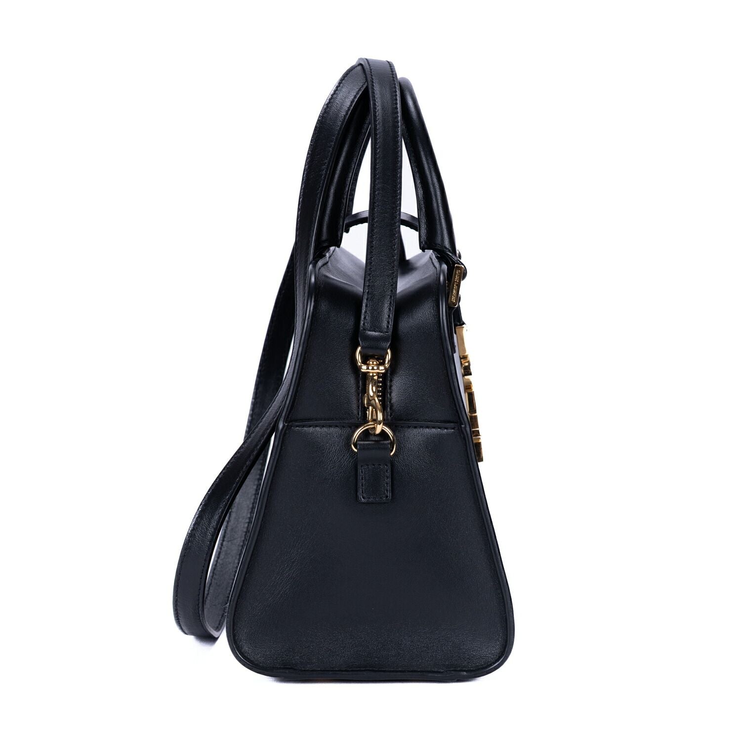 Saint Laurent Baby Cabas Black Smooth Calfskin Tote — view 4