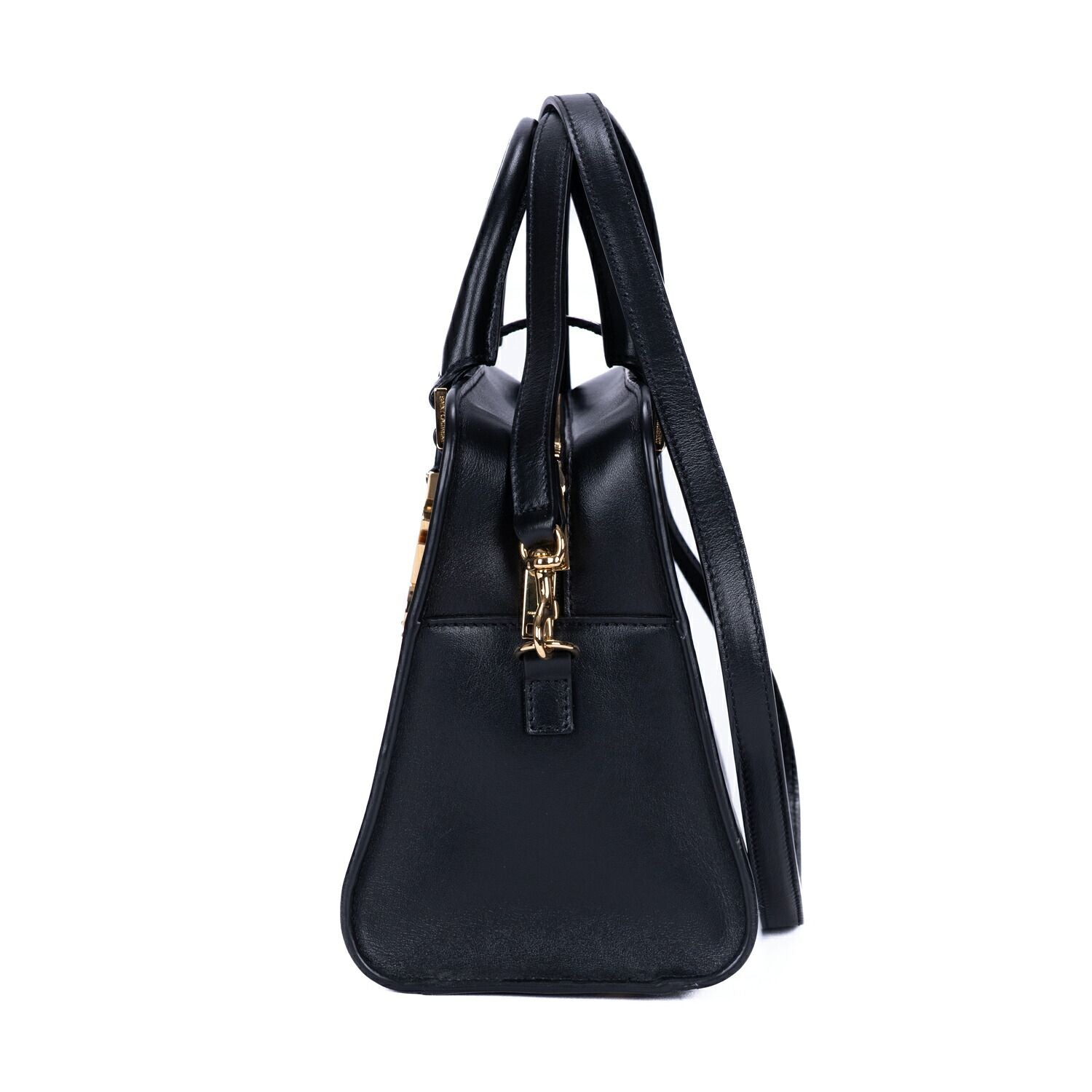 Saint Laurent Baby Cabas Black Smooth Calfskin Tote — view 3