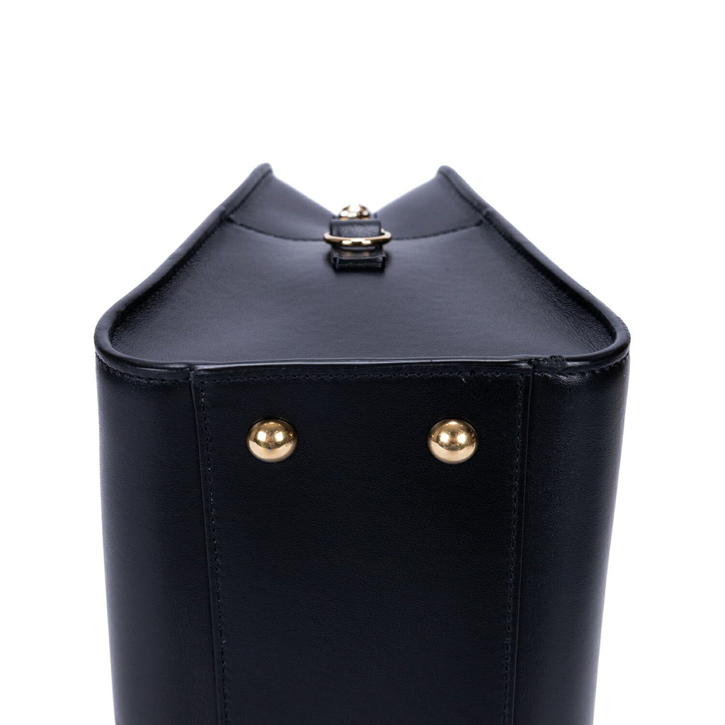 Saint Laurent Baby Cabas Black Smooth Calfskin Tote — view 7