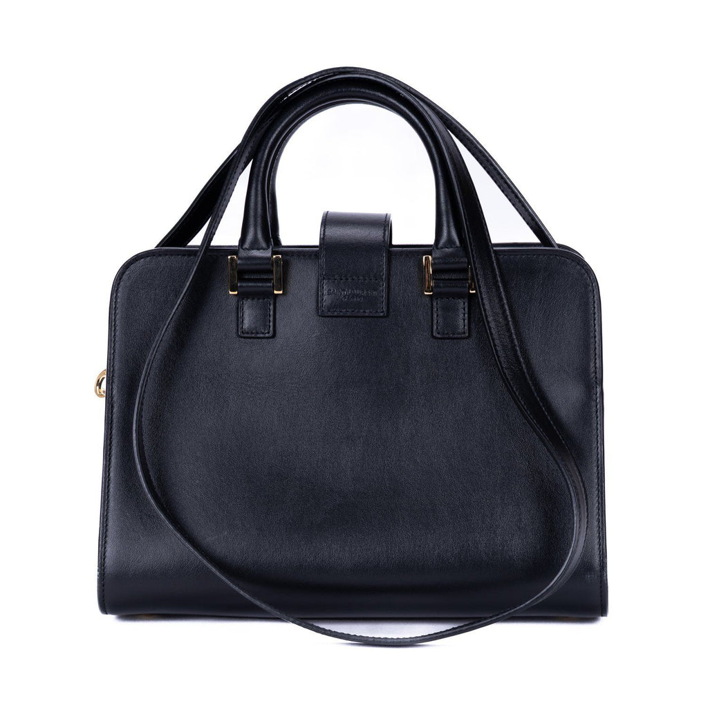 Saint Laurent Baby Cabas Black Smooth Calfskin Tote — view 5