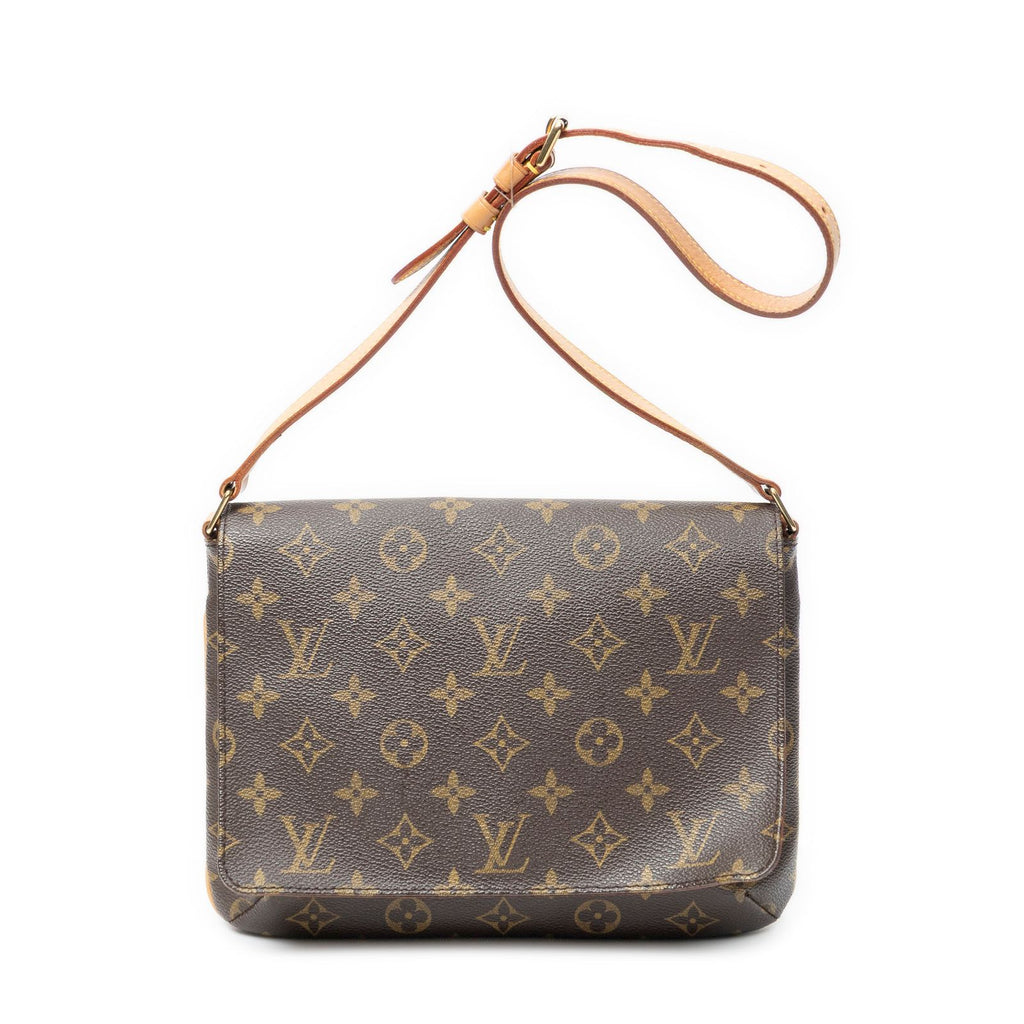 Louis Vuitton Musette Tango Brown Monogram Canvas Shoulder