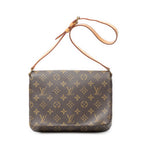 Louis Vuitton Musette Tango Brown Monogram Canvas Shoulder