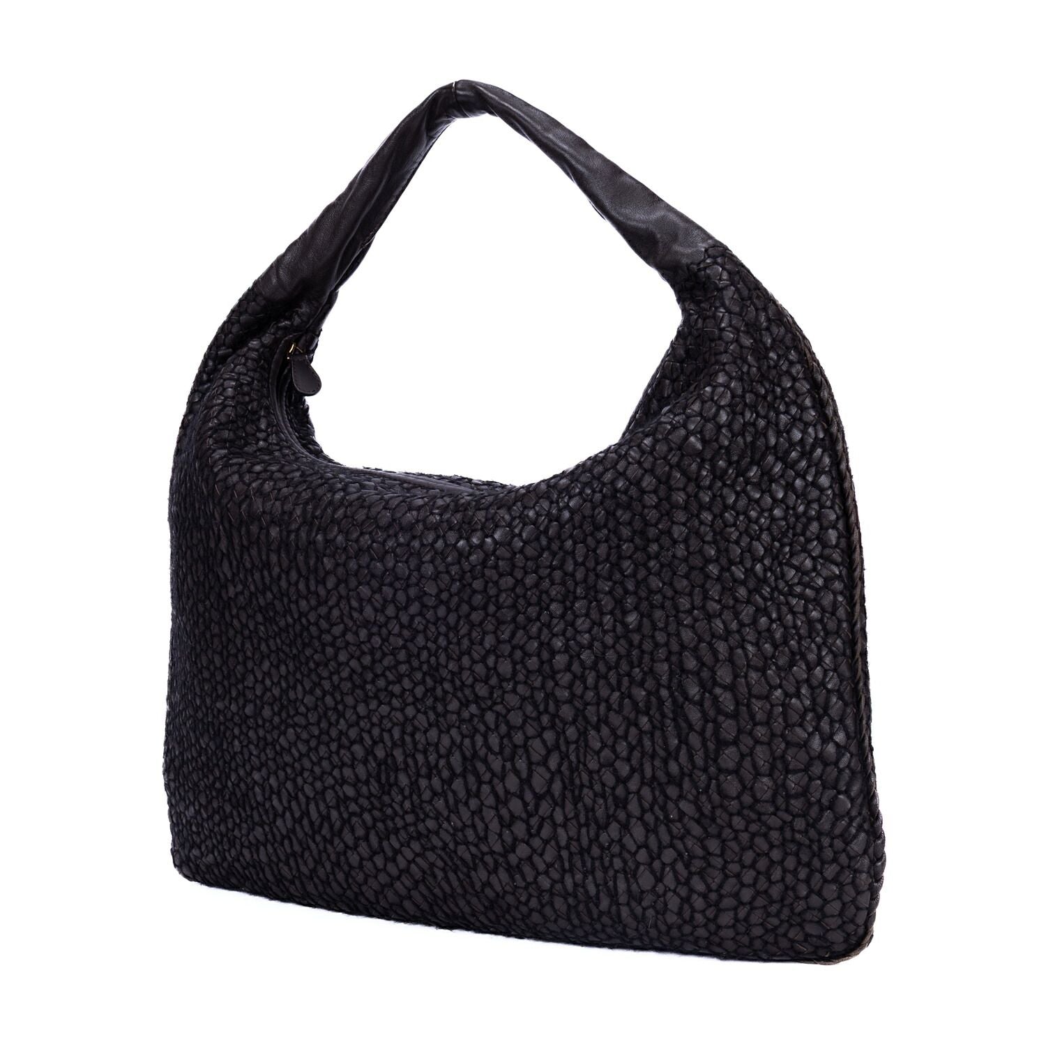 Bottega Veneta la Di Bo Da Brown Intrecha to Leather Handbag — view 2