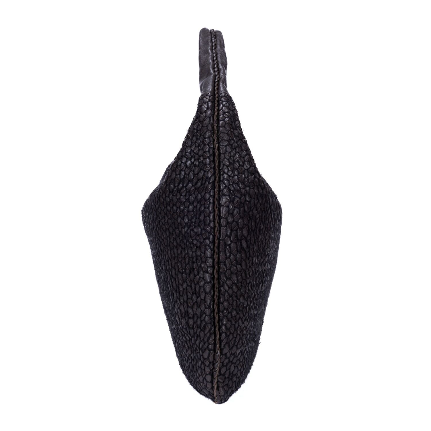 Bottega Veneta la Di Bo Da Brown Intrecha to Leather Handbag — view 3