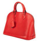 Louis Vuitton Alma Red Epi Handbag — view 2