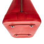 Louis Vuitton Alma Red Epi Handbag — view 7