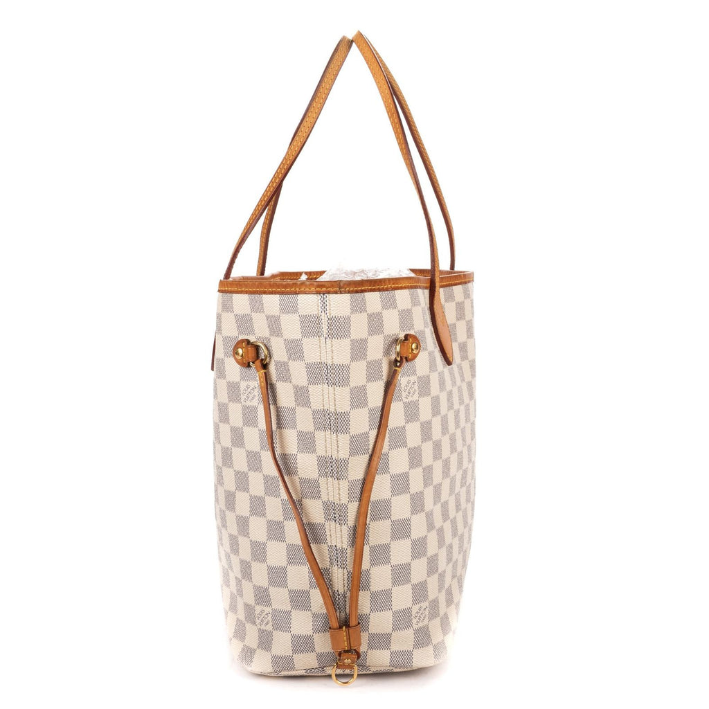 Louis Vuitton Neva Full Ivory Damier Azur Shoulder — view 4
