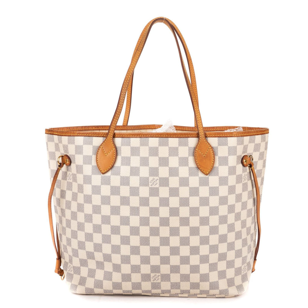 Louis Vuitton Neva Full Ivory Damier Azur Shoulder — view 5