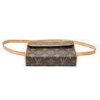 Louis Vuitton Pochette Florentine Brown Monogram Canvas Shoulder — view 3
