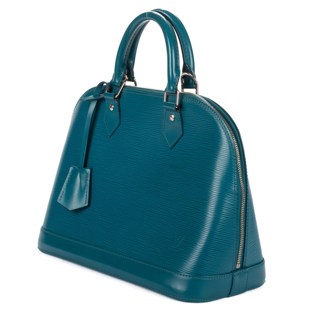 Louis Vuitton Alma Turquoiseepi Handbag — view 2