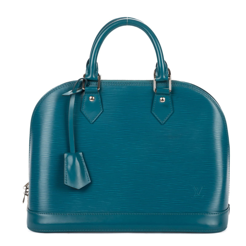 Louis Vuitton Alma Turquoiseepi Handbag