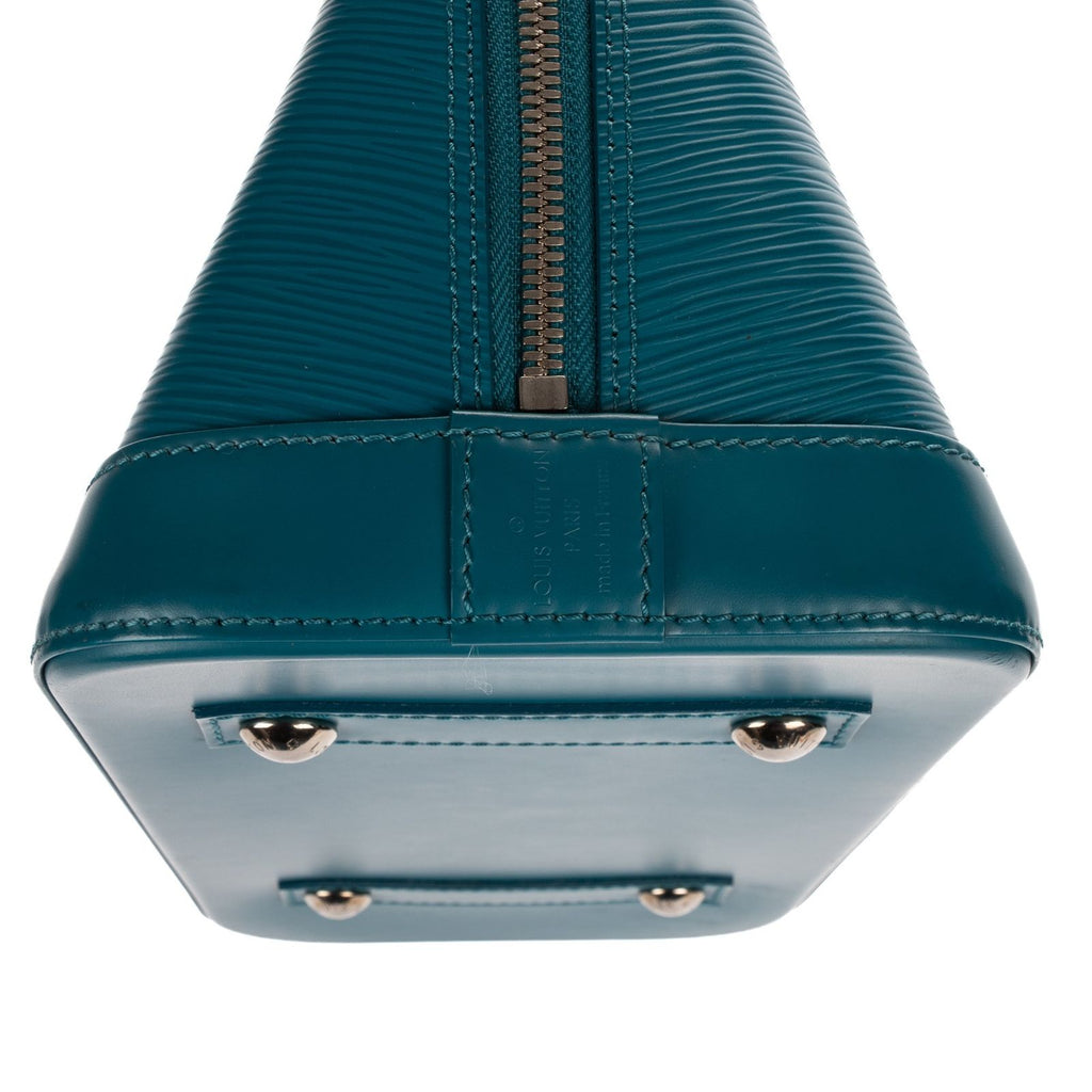 Louis Vuitton Alma Turquoiseepi Handbag — view 8