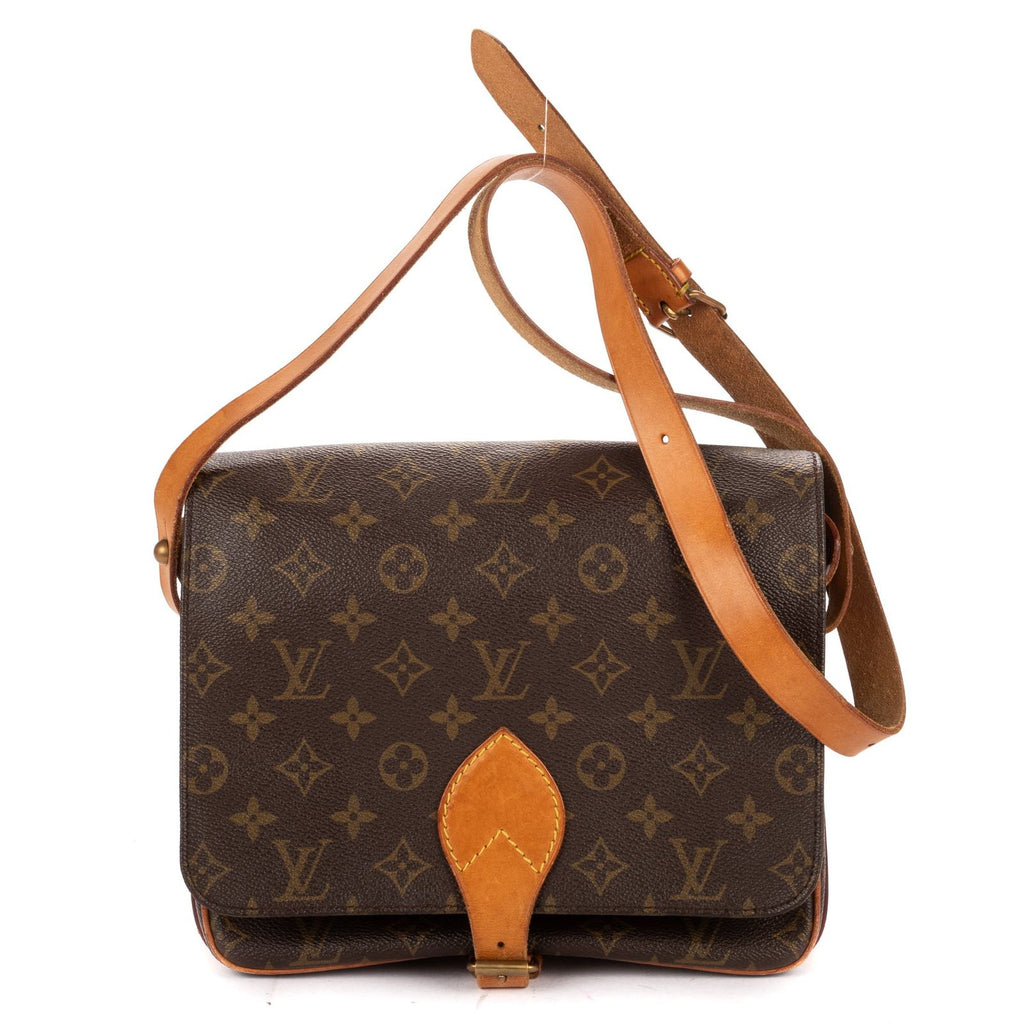 Louis Vuitton Cartouchiere Brown Monogram Canvas Shoulder