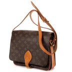 Louis Vuitton Cartouchiere Brown Monogram Canvas Shoulder — view 2
