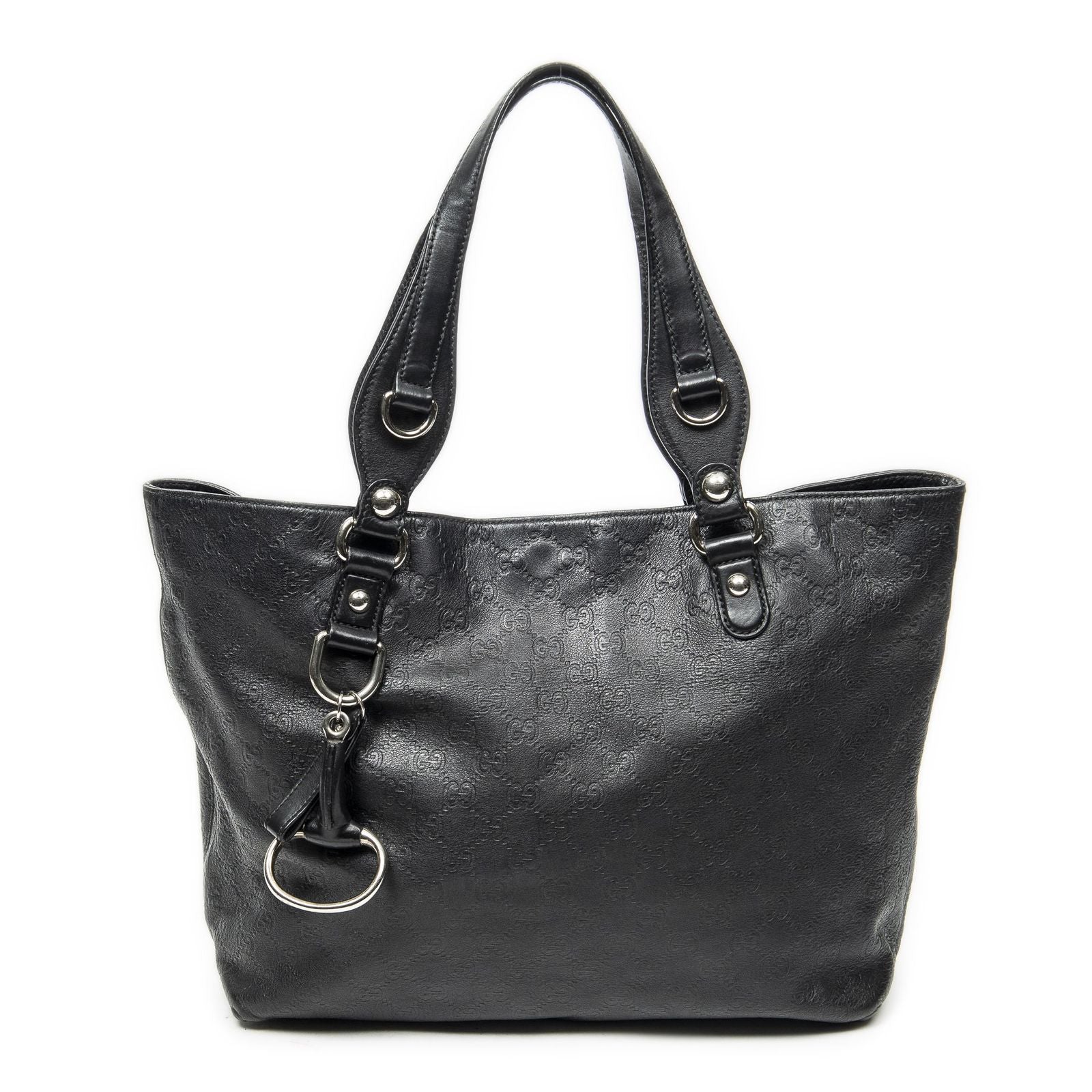 Gucci Icon Bit Tote Black Guccissima