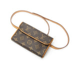 Louis Vuitton Pochette Florentine Brown Monogram Canvas Shoulder