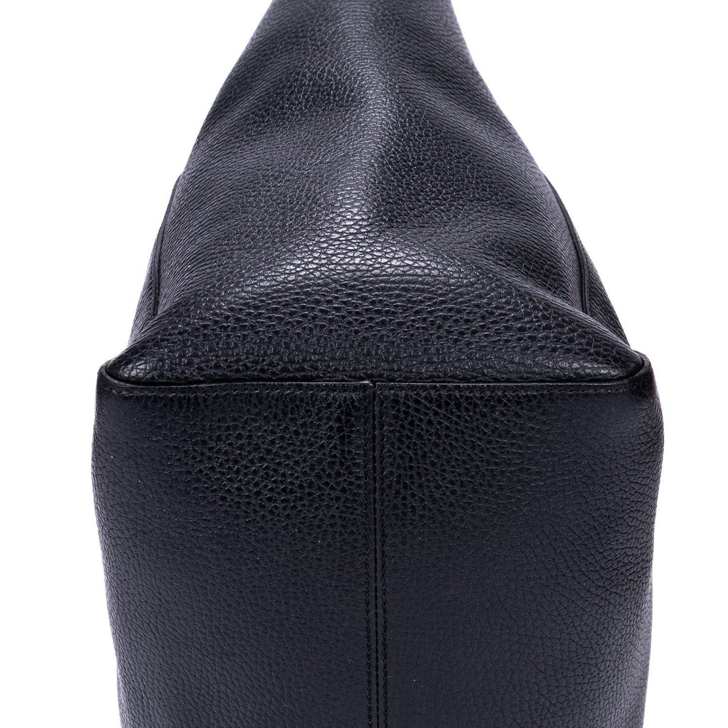 Gucci Medium Swing Shopper Tote Black Grain Calf Skin Leather — view 8