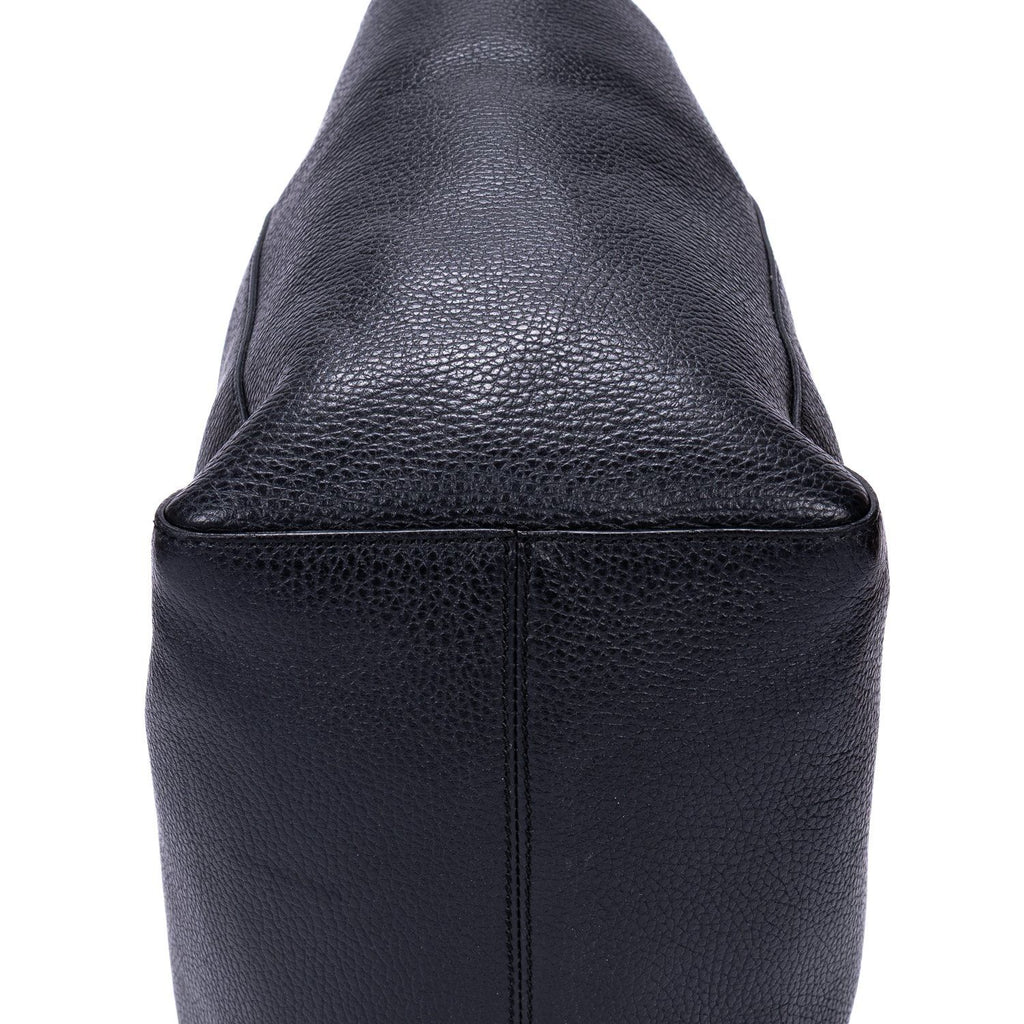 Gucci Medium Swing Shopper Tote Black Grain Calf Skin Leather — view 7