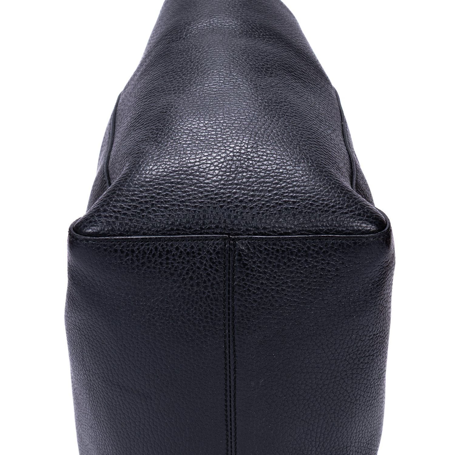Gucci Medium Swing Shopper Tote Black Grain Calf Skin Leather — view 7
