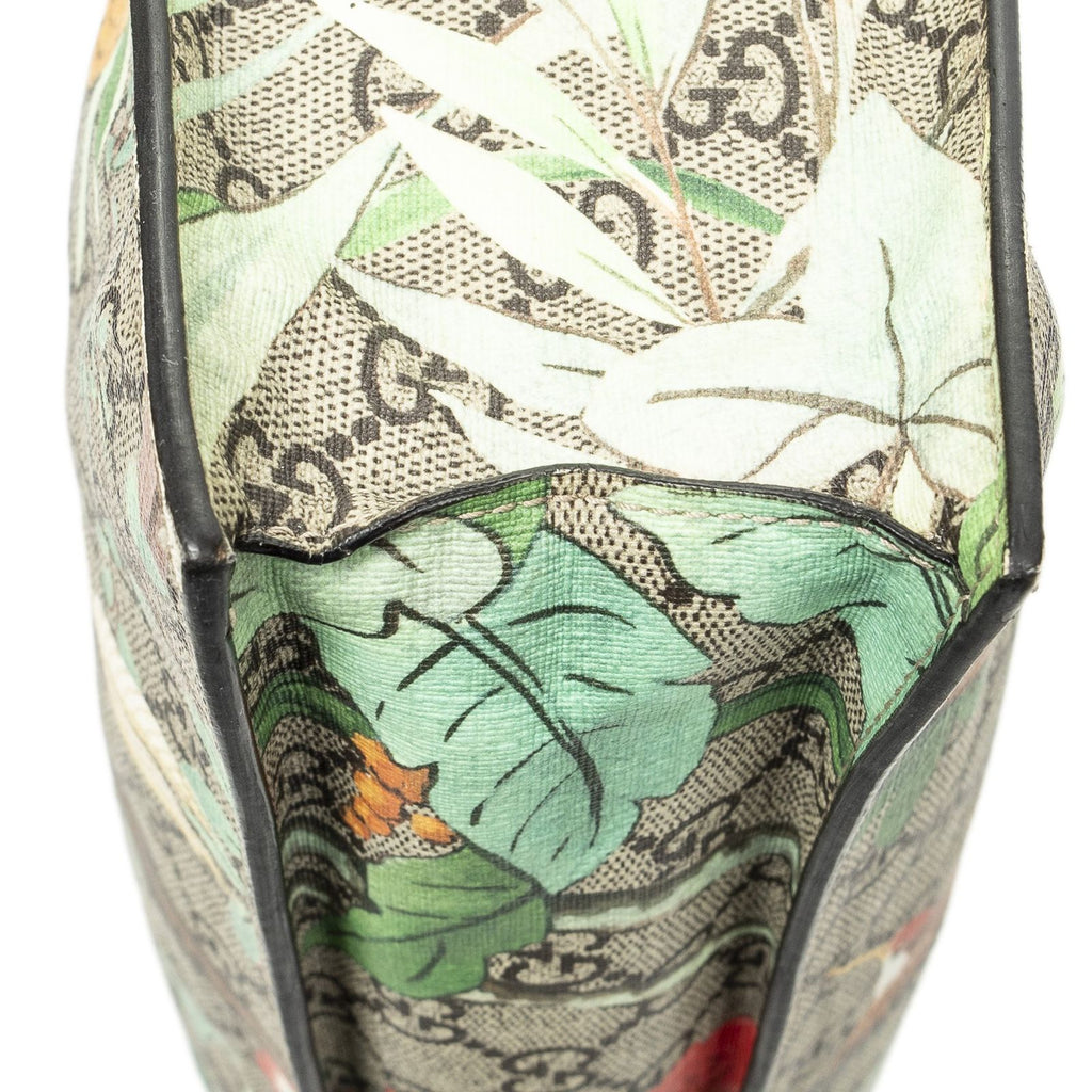Gucci Vertical Shopping Tote Beige Tian Supreme Canvas — view 8