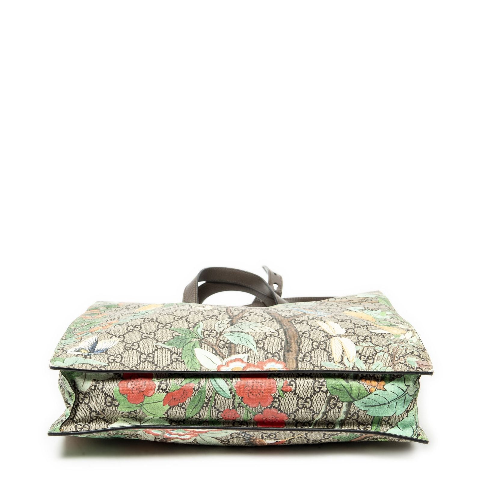 Gucci Vertical Shopping Tote Beige Tian Supreme Canvas — view 6