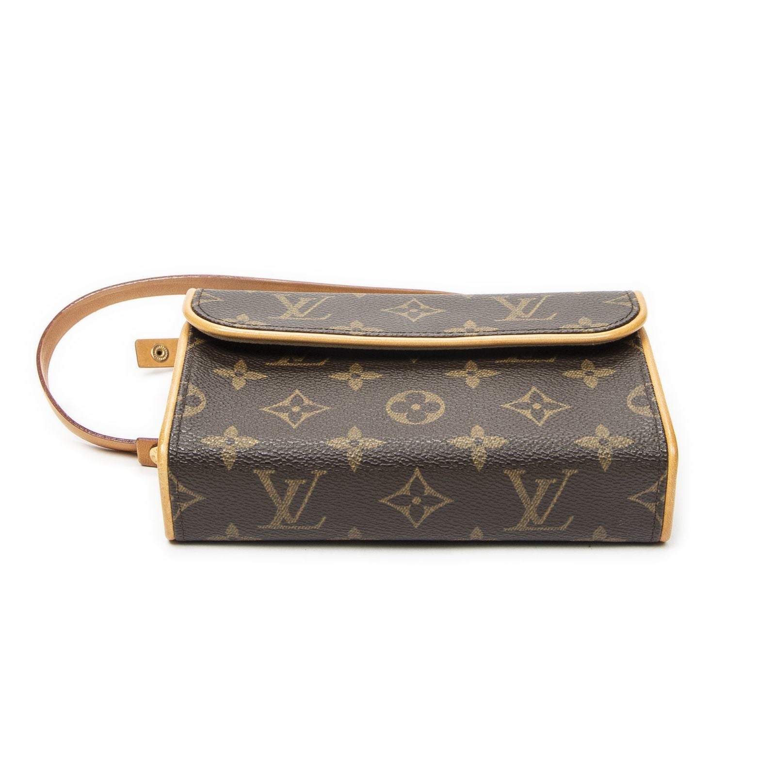 Louis Vuitton Pochette Florentine Brown Monogram Canvas Shoulder — view 3