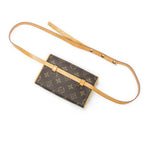 Louis Vuitton Pochette Florentine Brown Monogram Canvas Shoulder — view 2