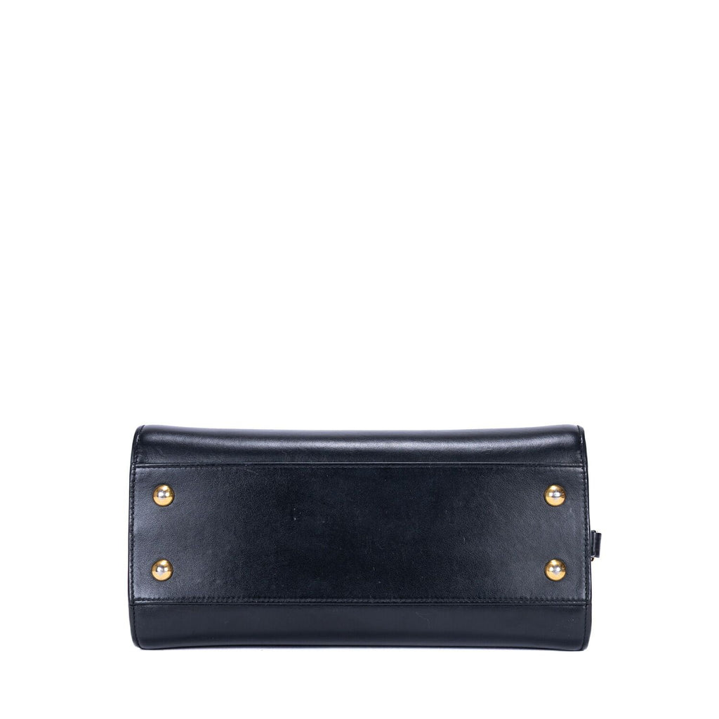 Saint Laurent Baby Cabas Black Smooth Calfskin Tote — view 6