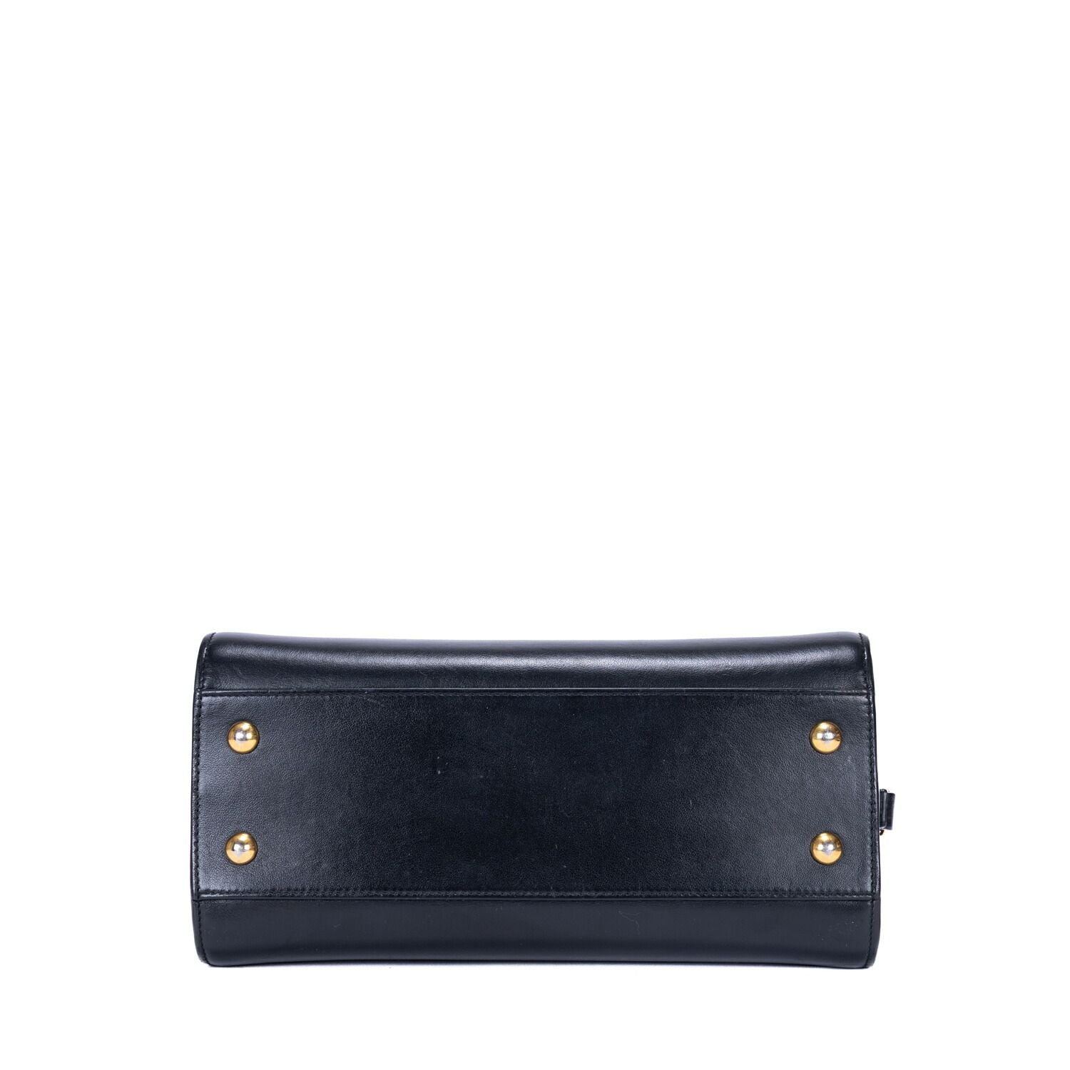Saint Laurent Baby Cabas Black Smooth Calfskin Tote — view 6