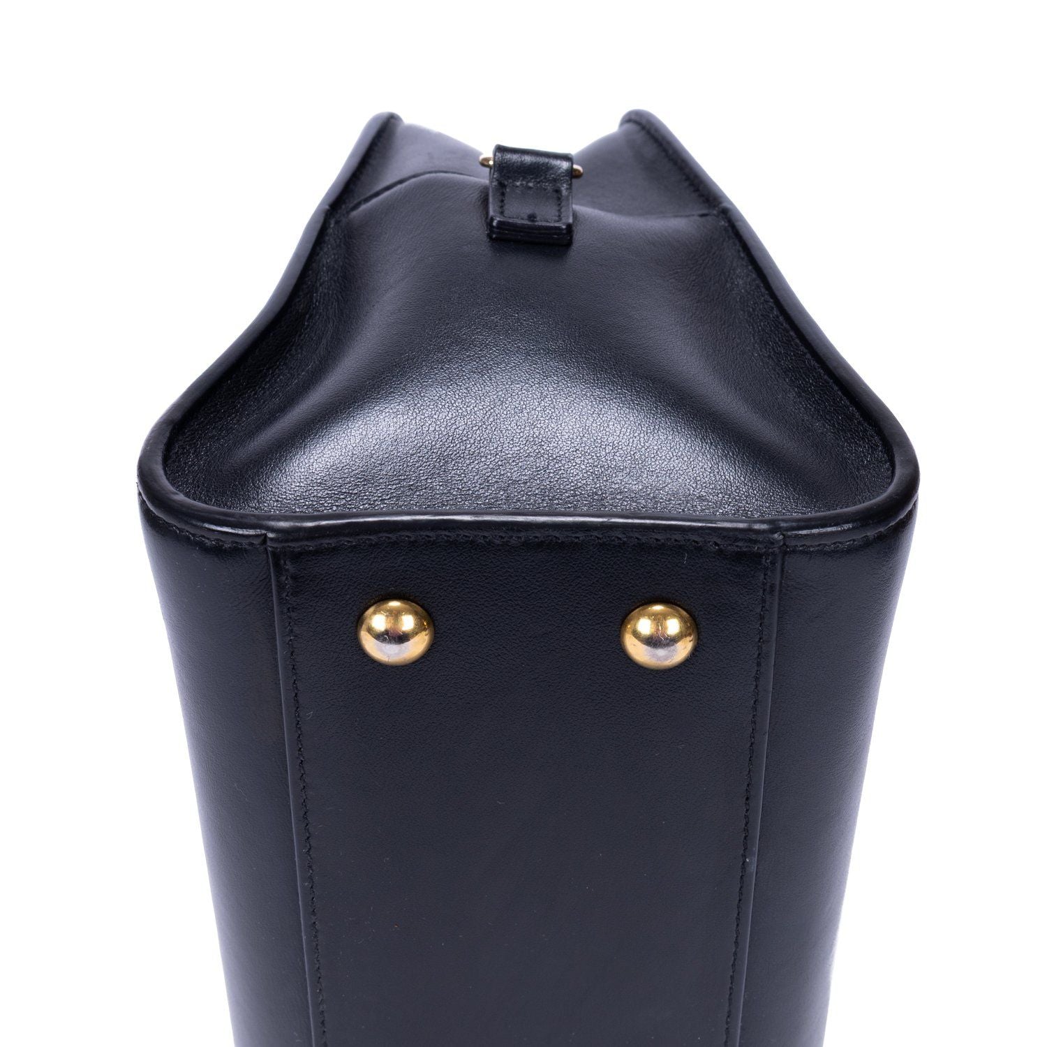 Saint Laurent Baby Cabas Black Smooth Calfskin Tote — view 8