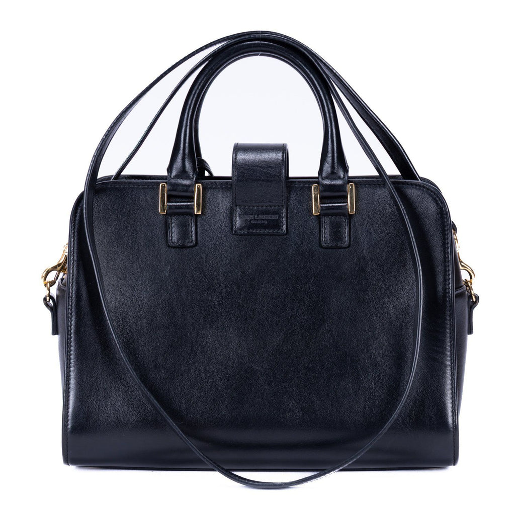 Saint Laurent Baby Cabas Black Smooth Calfskin Tote — view 5