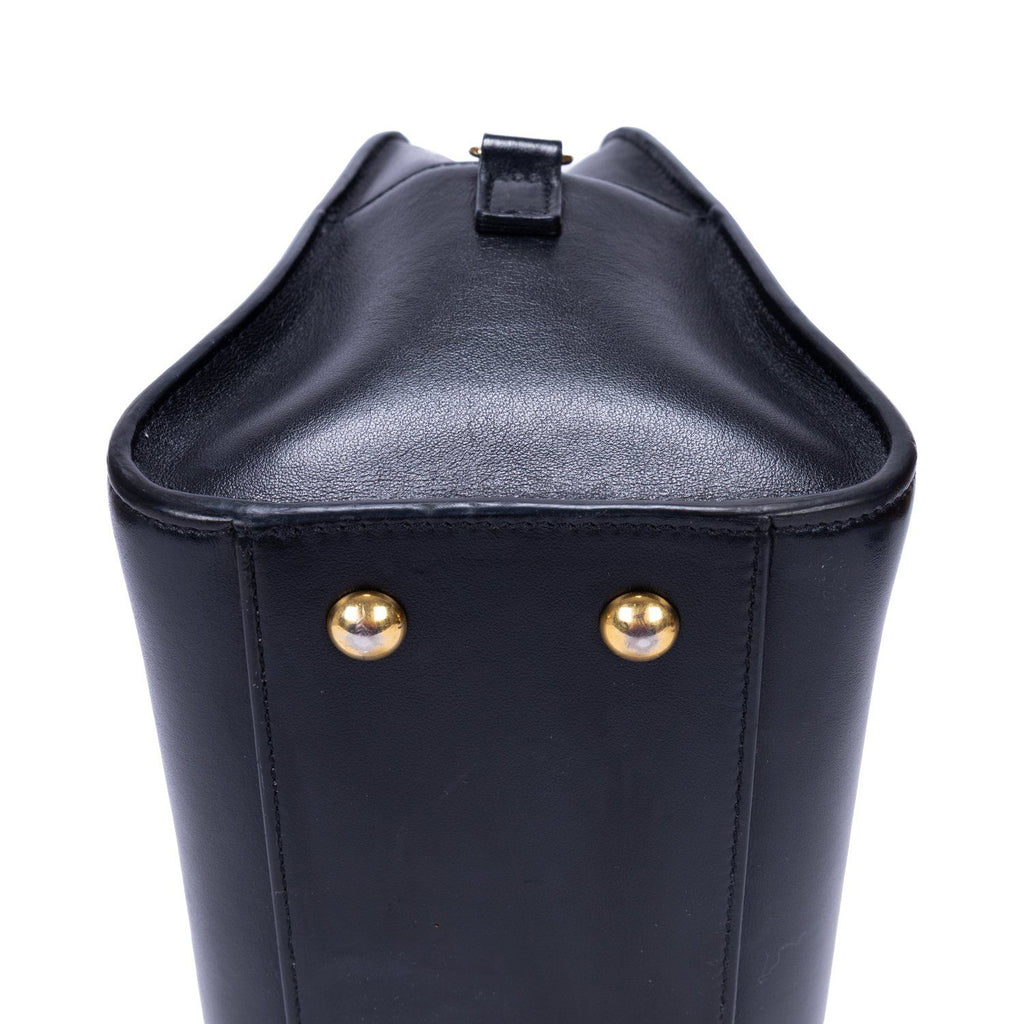 Saint Laurent Baby Cabas Black Smooth Calfskin Tote — view 7