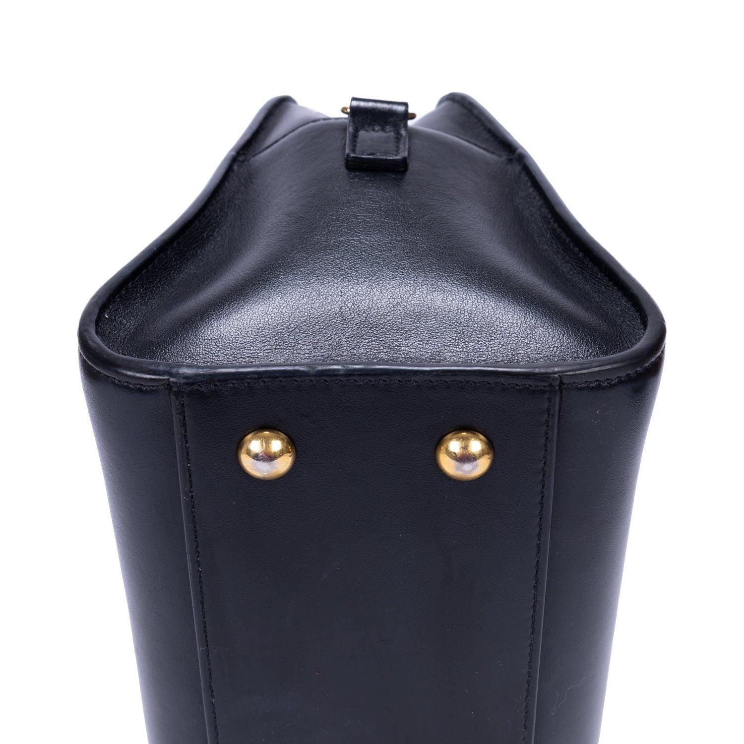 Saint Laurent Baby Cabas Black Smooth Calfskin Tote — view 7