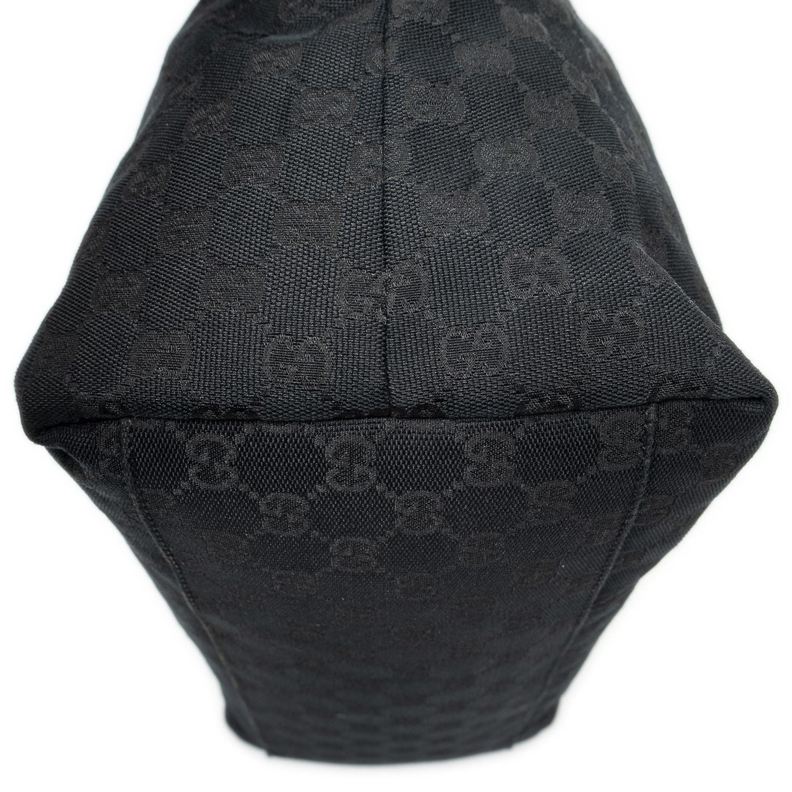 Gucci Web la the Diaper Tote Black GG Canvas — view 8