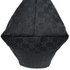 Gucci Web la the Diaper Tote Black GG Canvas — view 7