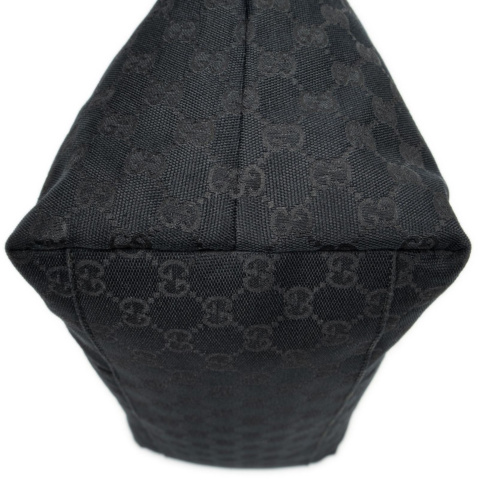Gucci Web la the Diaper Tote Black GG Canvas — view 7