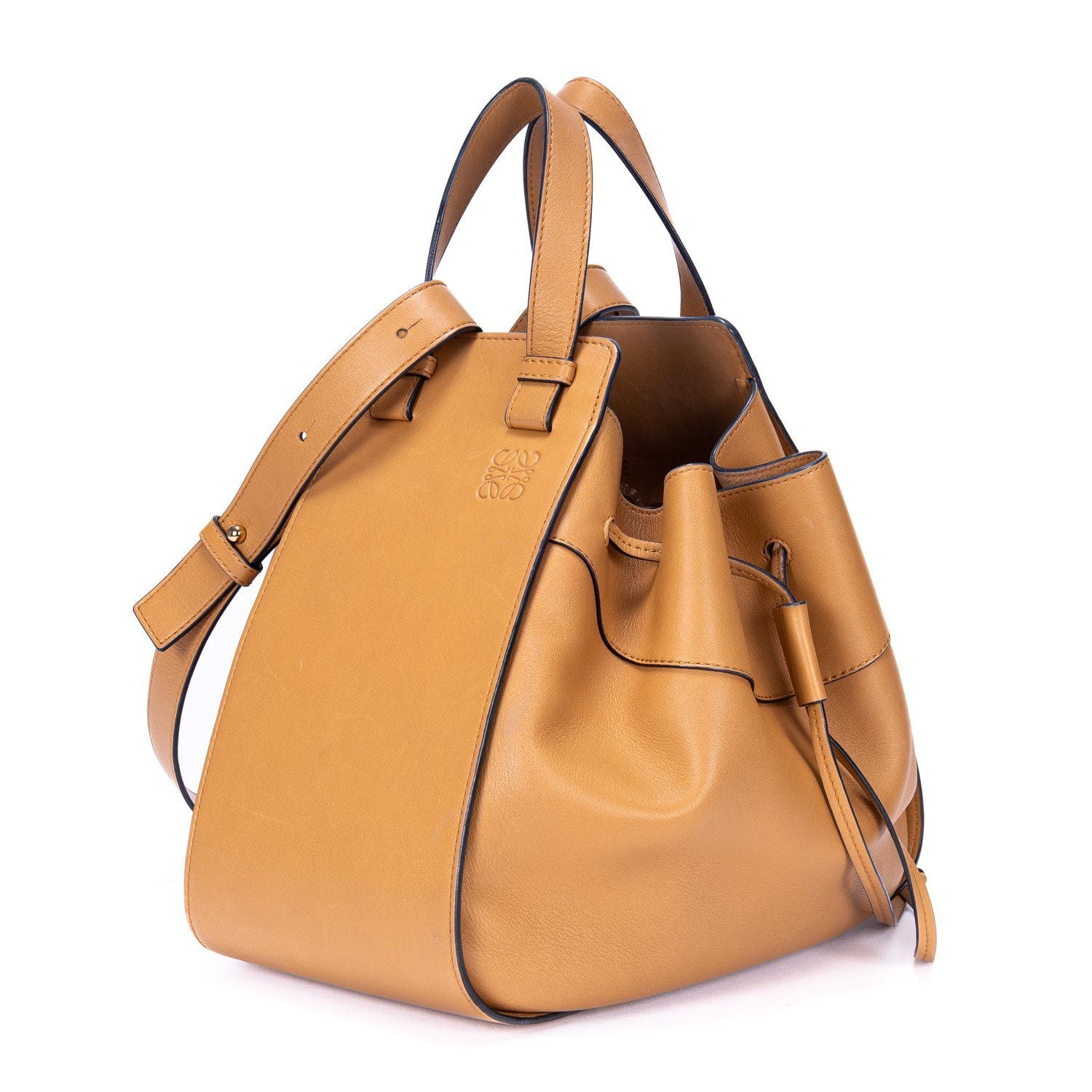 Loewe Smo le Hammock Light Brown Smooth Calfskin Shoulder — view 2