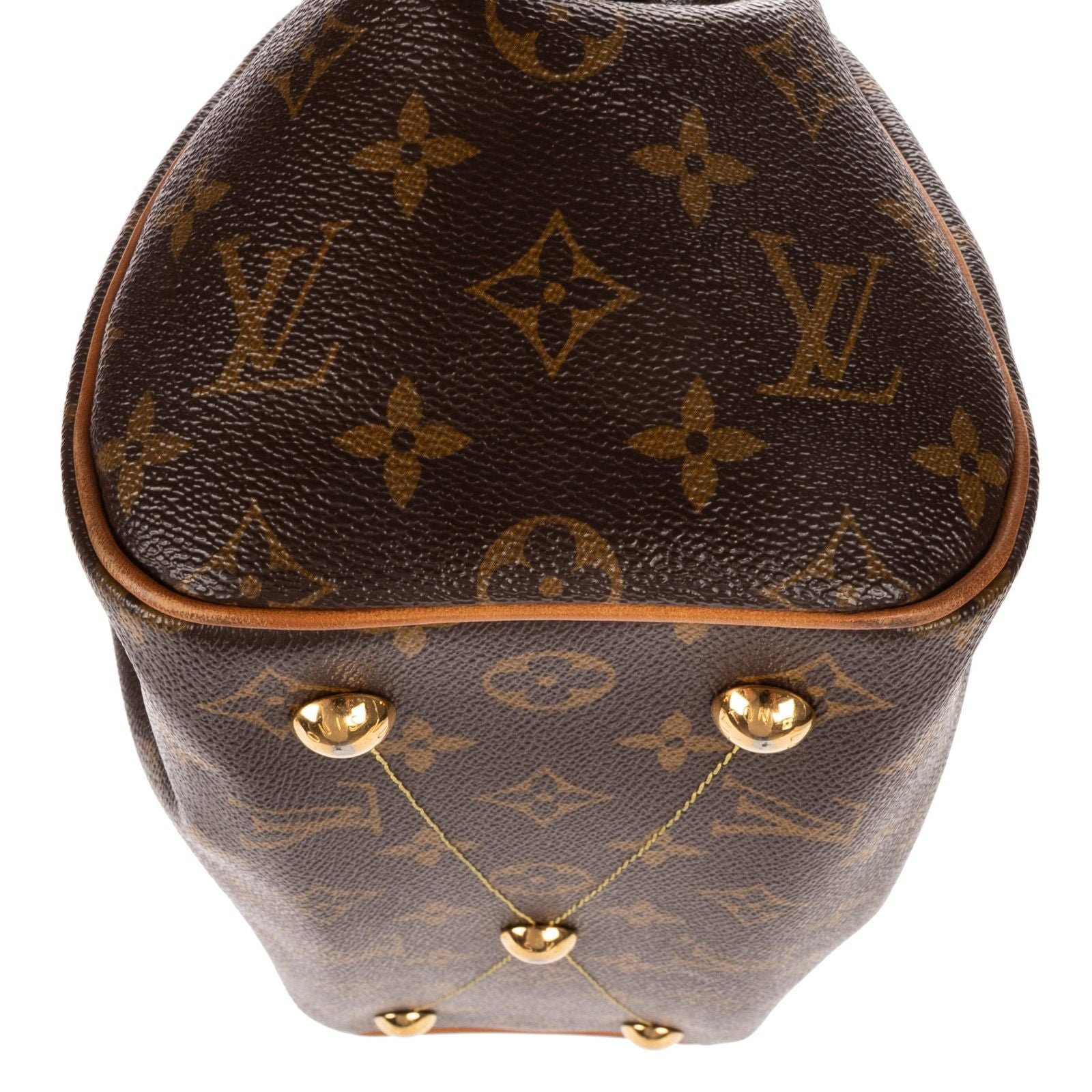 Louis Vuitton Tivoli Brown Monogram Canvas Handbag — view 7