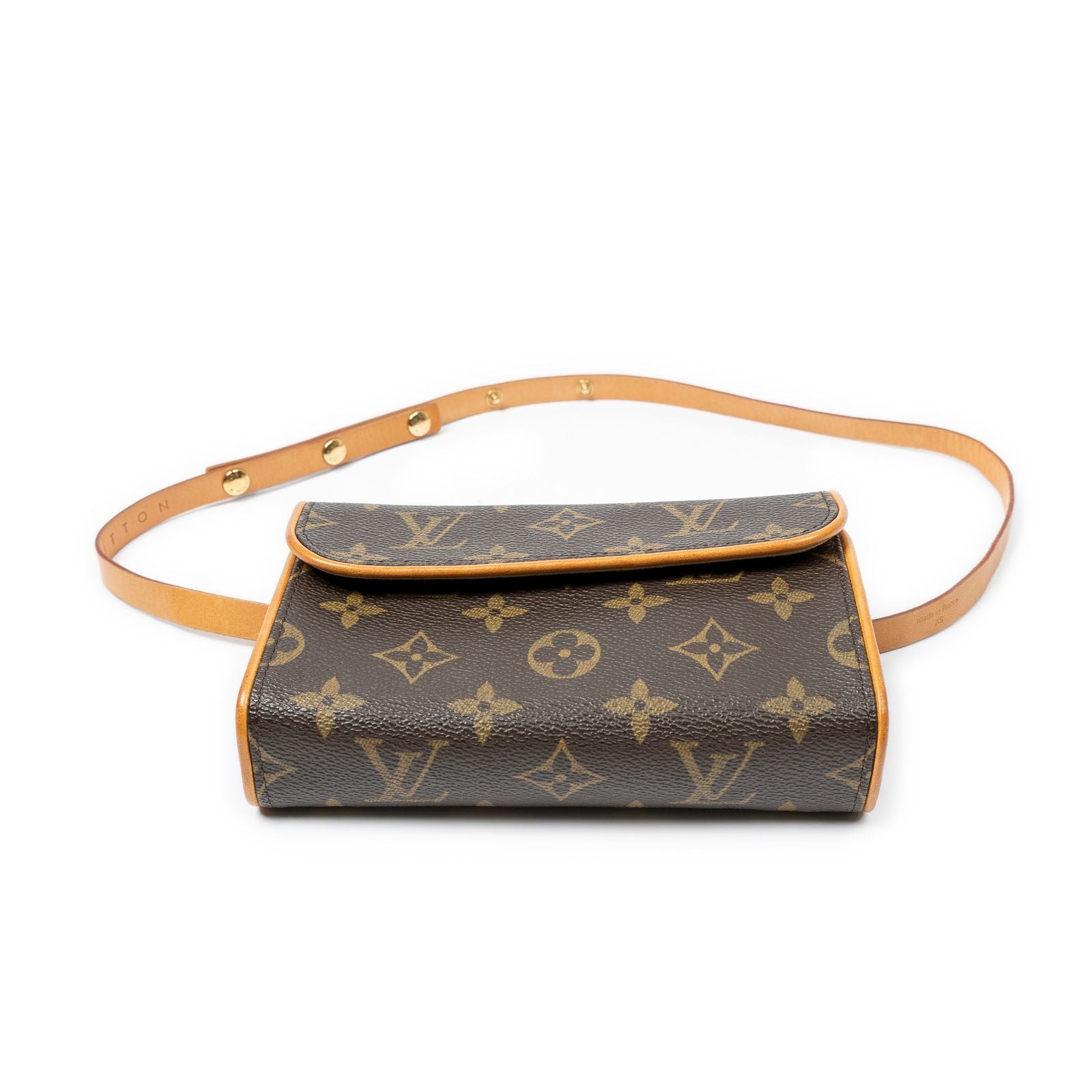 Louis Vuitton Pochette Florentine Brown Monogram Canvas Handbag — view 3