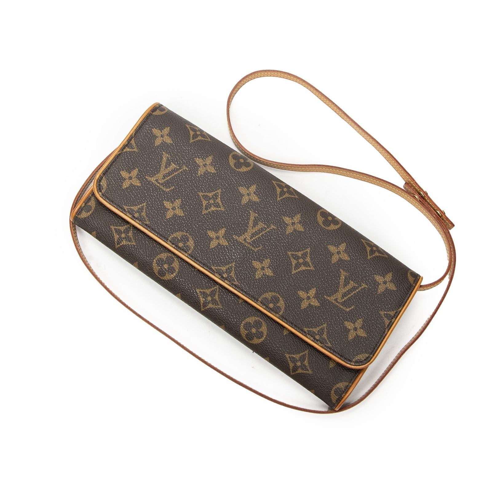 Louis Vuitton Twin Brown Monogram Canvas Shoulder