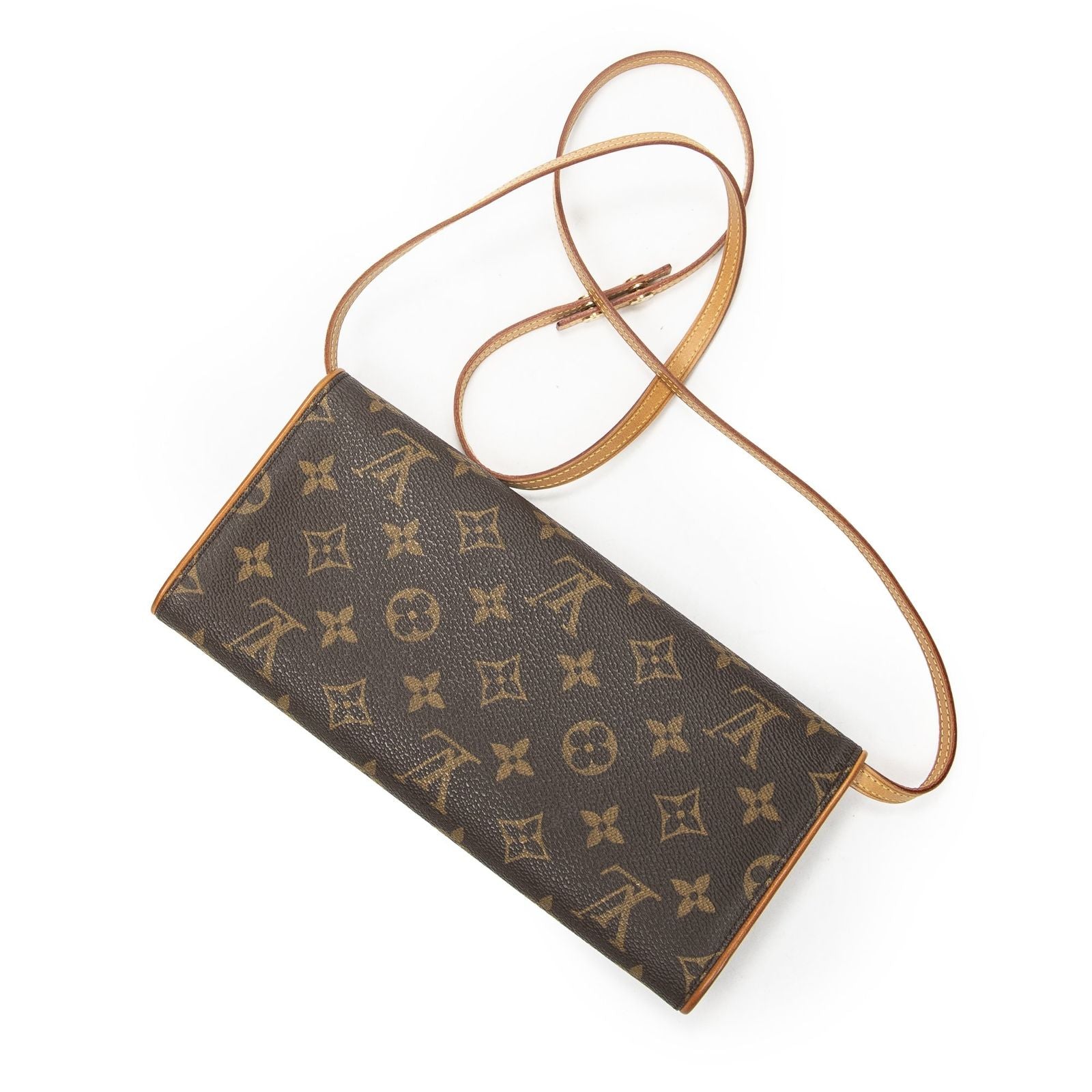 Louis Vuitton Twin Brown Monogram Canvas Shoulder — view 2