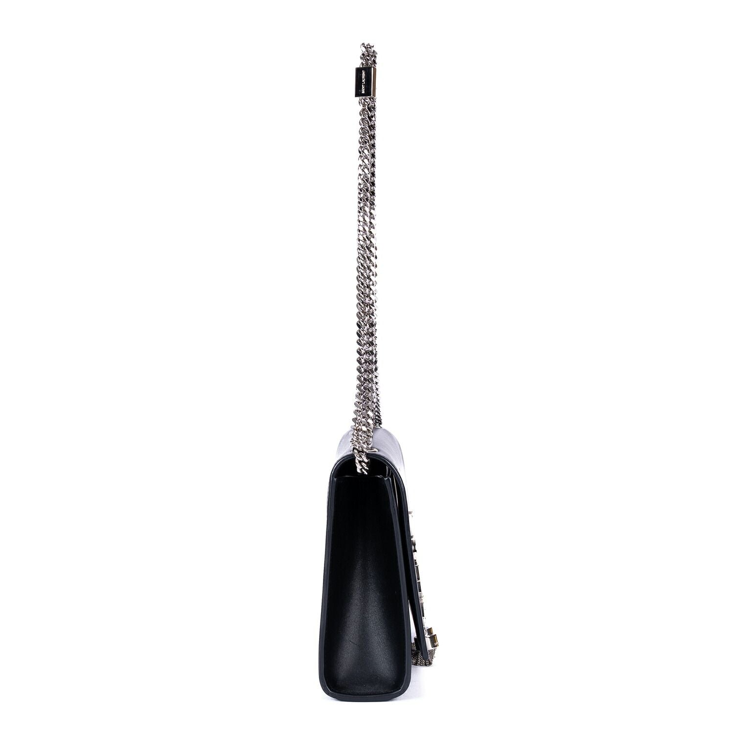 Saint Laurent Kate Wallet on Chain Black Calfskin Leather Shoulder — view 4