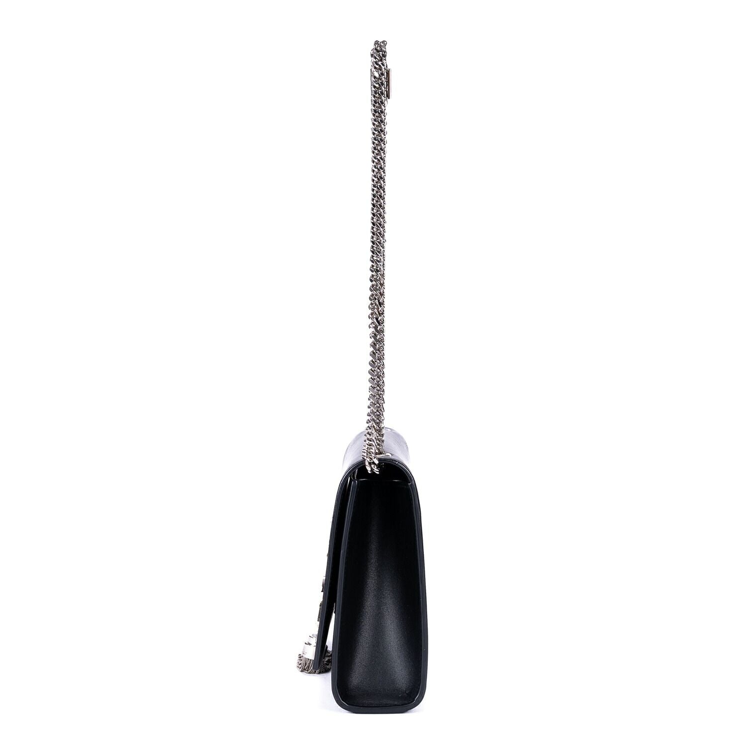 Saint Laurent Kate Wallet on Chain Black Calfskin Leather Shoulder — view 3